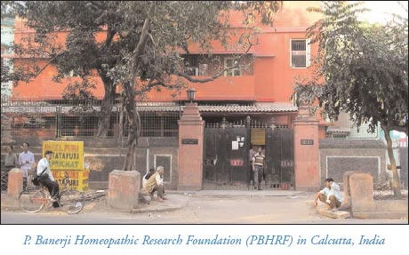 P. Banerji Homeopathic Research Foundation (PBHRF) in Calcutta, India